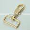 High quality 38mm gold swivel snap hook metal snap hook for handbag and bags.