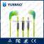 Flat Cable Tangle Free Super Bass Earphones