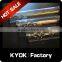 KYOK 13 years manufacturer PVC packing single curtain rod set,window decorative curtain rod and finials wholesale