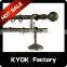 KYOK 22mm/25mm/28mm Metal Curtain Pole With Plastic Finial,fashion design decorative curtain pole