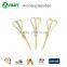 High Quality all size short heart shaped bamboo skewers