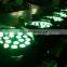 Zoom led par 6in1 18*18W RGBWA UV indoor zoom dmx512 led par P64 light