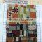 Stock Multi-colored Yarn Dyed Cotton Fabric 57'' Jacquard Curtain Fabric