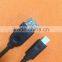 black usb 3.1 c to am cable