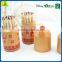 High quality 3.5 inch mini colored pencil set into wooden round pencil shaped tube