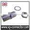 Metric Or Inch Straight With Screw Gasket F Female To F Female Connector