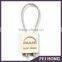 China Professional Factory OEM Custom Design Cable Lock Keychain