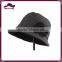 Retro Herringbone ladies bucket hat with flower