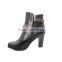 chunky heel boots women ankle boots in China