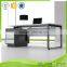 Simple Office Furniture Executive Office Work Desk Used Computer Table With Mobile Cabinet