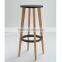 Dongguang Furniture Bistro Pub Plastic and Wood High Bar Table Two Seat
