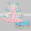 fashion pink and light blue boutique baby clothing new born garments for baby girls/kids outfits