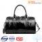 New desgin women genuine leather travel bag with different color