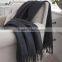 Grey Pure Silk Throws