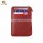 Luckiplus RFID Blocking Sleeves Front Pocket Leather Wallet for Women and Men, RFID Safe Protector Wine Red