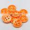 transparent shirt buttons with four holes