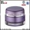 5/15/30/50/100g purple surface acrylic plastic jar high quality round shape luxury container cream body                        
                                                                                Supplier's Choice