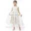 Summer exquisite organza embroidered flower luxury frocks fairy angel party star design toddler girl dress