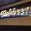 Acrylic letters led backlit