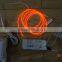 "Polar light 3"OD:2.6mm Red EL WIRE AC110V-240V 40M-60M EL WIRE INVERTER