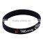 OEM design silicone charm bracelet