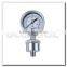 High quality 2.5 inch all stainless steel oil filled pressure gauge with diaphragm seal