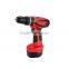 12V/14.4V/18V cordless impact drill ni-cd 2 battery electric screwdriver