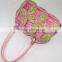 China Fashion Style Woman Shoulder Bag Leaf Design Fresh Color Medium Size
