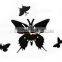 Cheap Promotion Butterfiy Style Decorative Wall Clock
