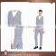 Bospoke Slim Fit Light Grey Latest Design Coat Pant Men Suit