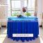 hotel plain woven fabric round or square hotel table cloth polyester table cover