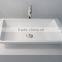 High Level hand wall hung acrylic solid surface basin/ artificial stone resin basin