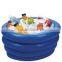 hot sale custom made round pvc inflatable ice cooler, swimming pool floating drink Tray cooler
