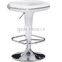 Red blue and white synthetic leather salon bar stool