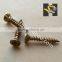 Factory Direct galvanized yellow zinc Pozi chipboard screw fibre board screw to wood in China