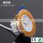 Gold finish 3W led ceiling light