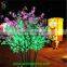 Latest 1.6 m 3D artificial japanese cherry blossom flower tree led light