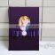 Handmade purple wedding guest book
