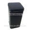 top quality safe partner slim square black tea tin box