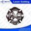 high precision customized laser cut metal art craft