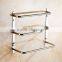 333 new desigh hotel Stainless steel towel shelf towel rack bathroom shelf