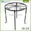 Wholesale 4 size wrought iron metal wire wall mounted flower pot holder