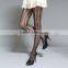 Nylon and spandex beauty lady black tube pantyhose