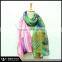 Spring New Arrival Fashionable Mutiocolors Printed Voile Scarf Shawl