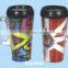 450ML Custom Printed Plastic Cup, Customized 3D Lenticular Printing Plastic Double Wall Cup