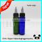 China stock 30ml cosmetic PET bottles with twist caps dropper twist cap