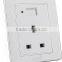 Highest Quality Output Current 10A 3 Plug Wall Socket With USB