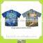 custom fashion boy's beach camp aloha shirt