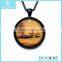 2015 Customised Black Plated Silver Charm Pendant
