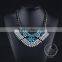 high quality vintage rhinestone chunky statement necklace tin alloy fashion women pendant necklace 6390089